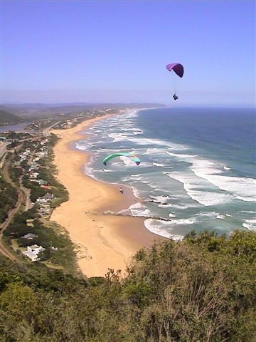 Paragliding from the Map of Africa